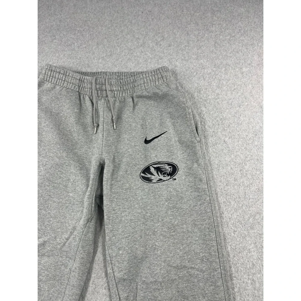 University Of Missouri Tigers Sweatpants Mens S Gray Mizzou Nike Loose Fit